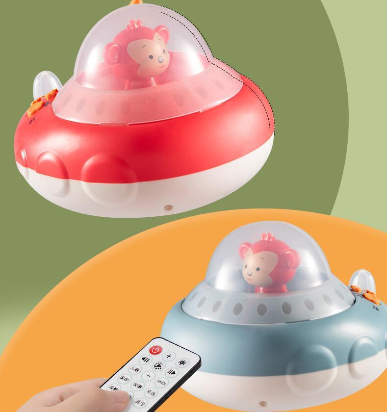 Support de hochets de dessin animé pour bébé, hochets électriques tourbillonnants intelligents, cadeau, décor de chambre de bébé