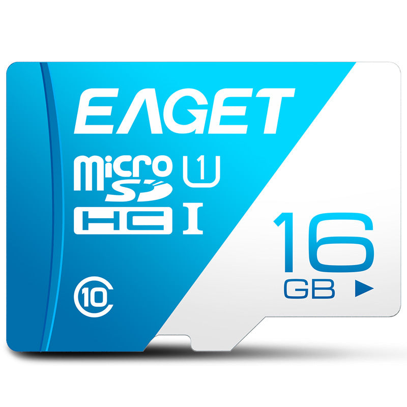 Tarjeta Micro SD EAGET T1 de 64GB, 32GB, 16GB, tarjeta de memoria de 128GB, tarjeta TF Class10 UHS-I, tarjeta de memoria Microsd de 80MB S para teléfono inteligente