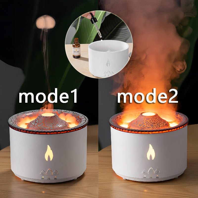 Humidificateur d'aromathérapie volcanique créatif