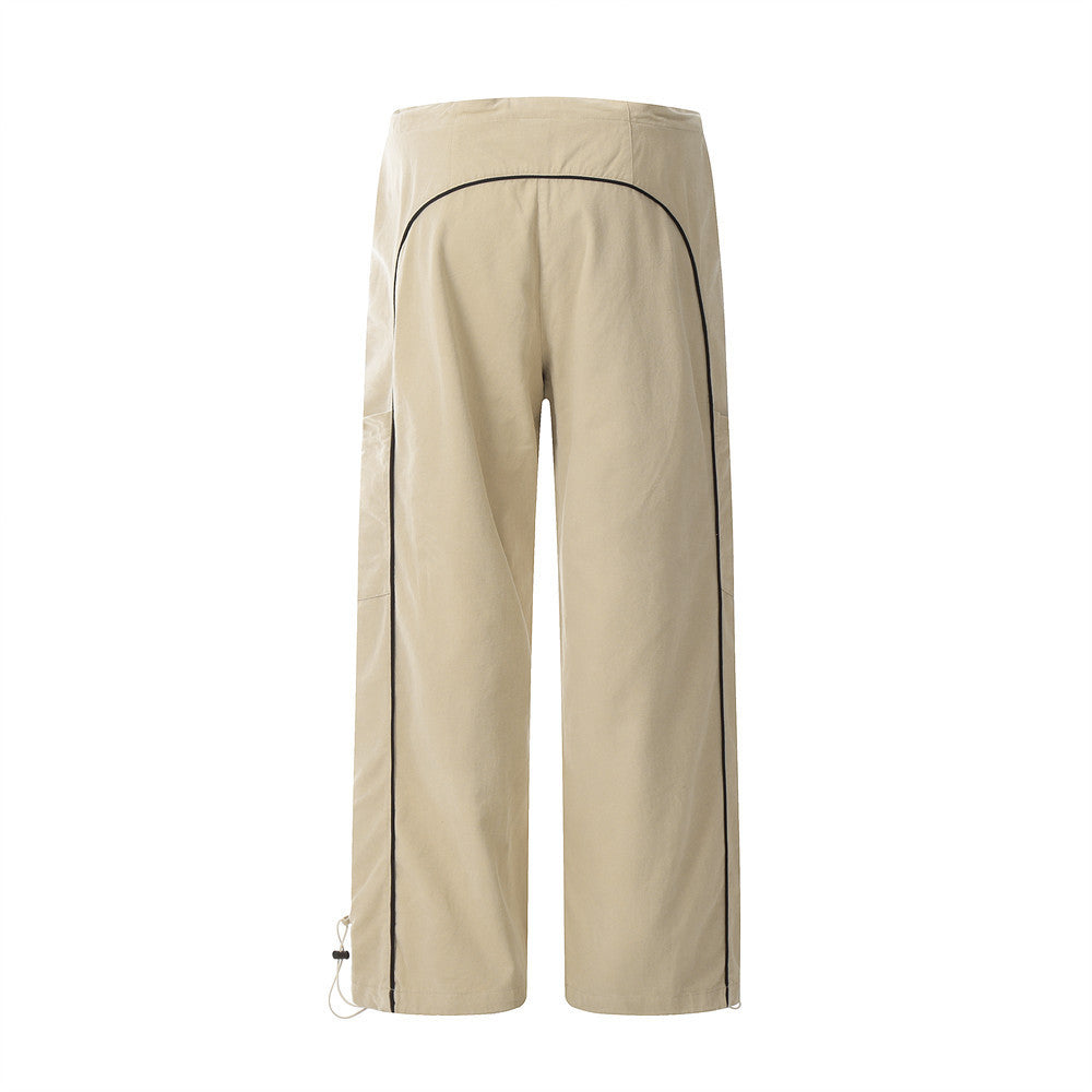 Men's Loose Drawstring Ankle-tied Sports Pants
