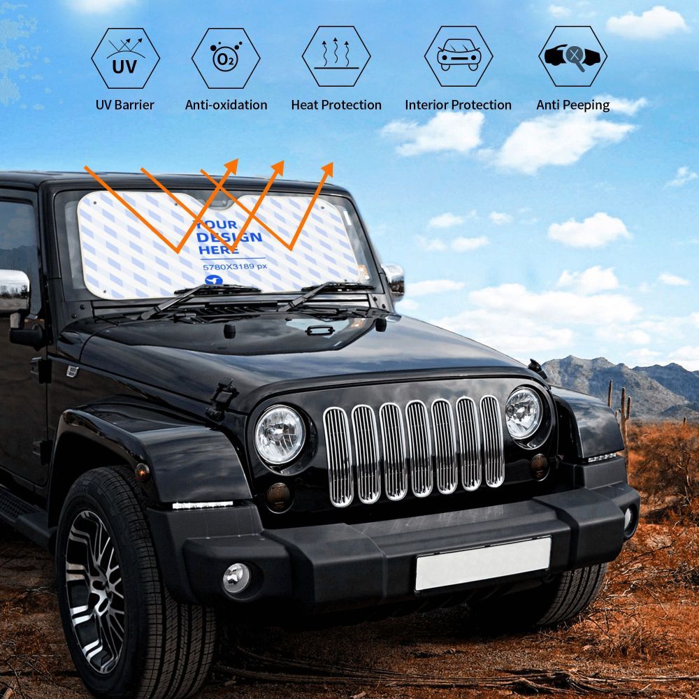 Parasol ligero para parabrisas delantero con protector solar para coche