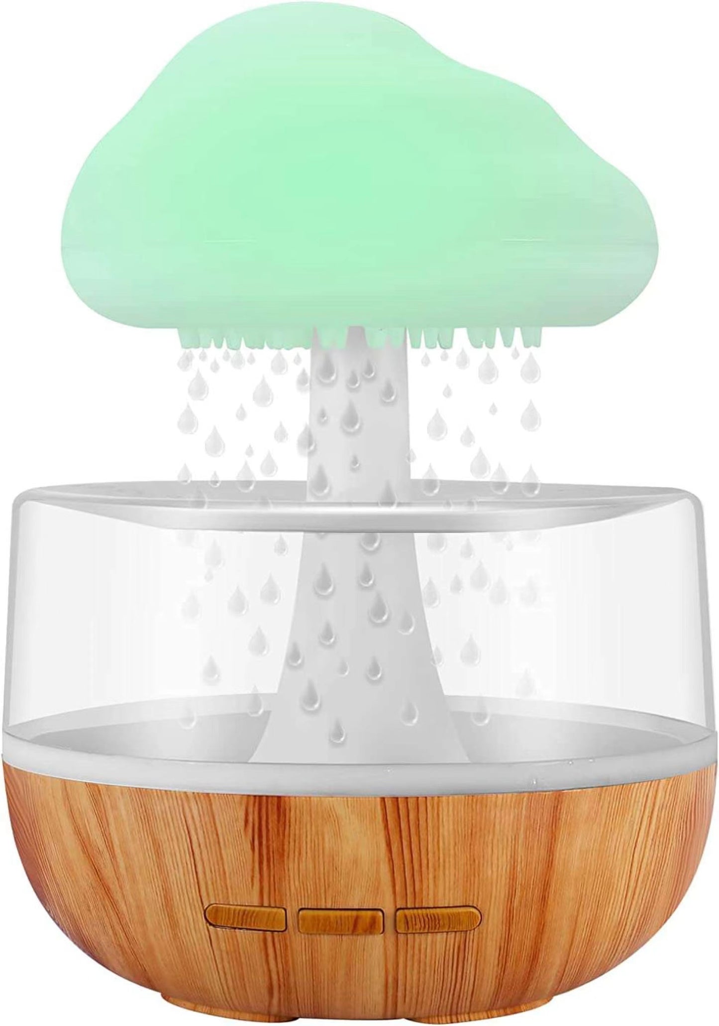 Venta al por mayor, lámpara de seta con Aroma de nube de lluvia, difusor de aceite esencial de aromaterapia, Micro humidificador, luz nocturna de nube de lluvia