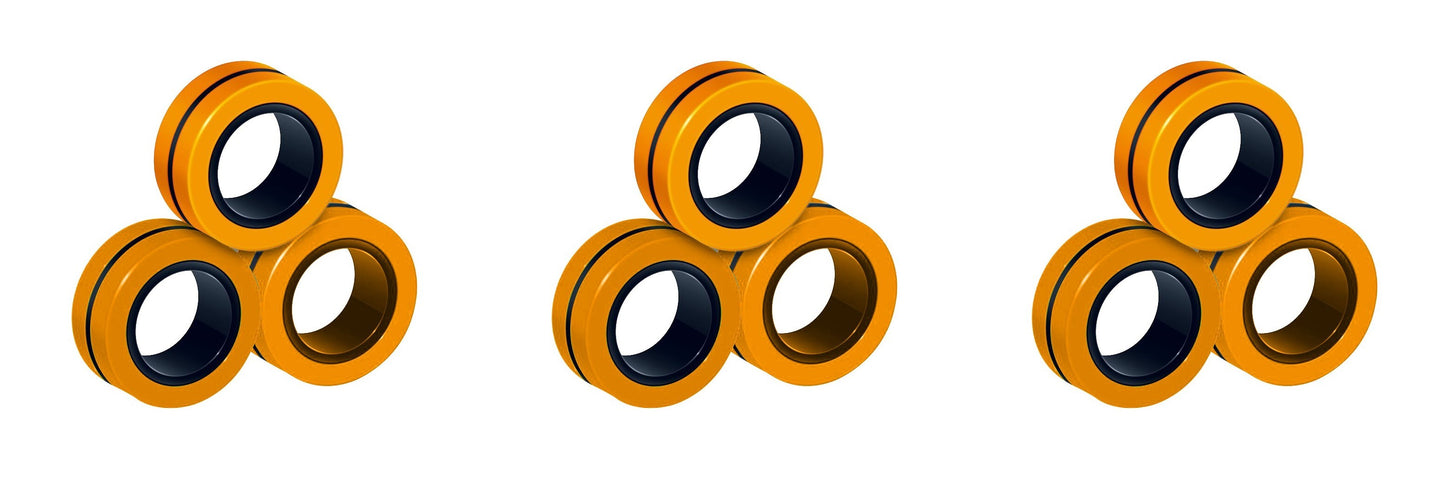 Anillo giratorio de dedo magnético