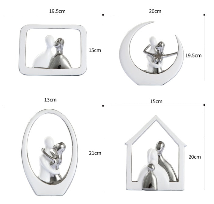 Décoration de table de cadre photo à la maison