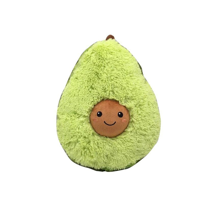 Oreiller en peluche avocat