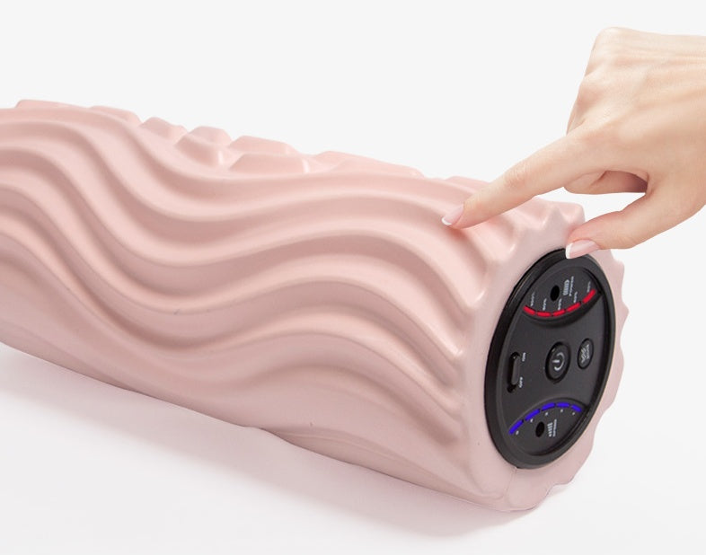 Massage électrique USB, masseur de Yoga, douleurs musculaires, relaxation, tuyau de poêle, Vibration, acupression, colonne de Massage, bloc de rouleaux en mousse 