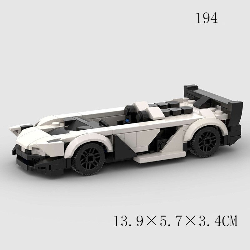 Jouets pour enfants, modèle de voiture de sport et blocs de construction à petites particules, jouets éducatifs MOC
