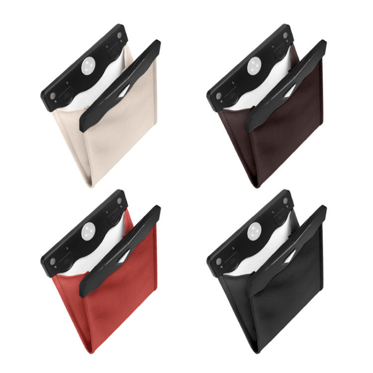 LED voiture poubelle organisateur sac à ordures Automobiles sac de rangement accessoires Auto porte siège arrière visière poubelle papier poubelle