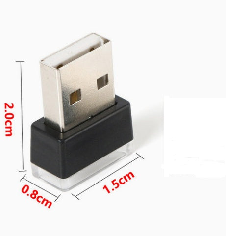 Luz nocturna pequeña para interior de coche USB