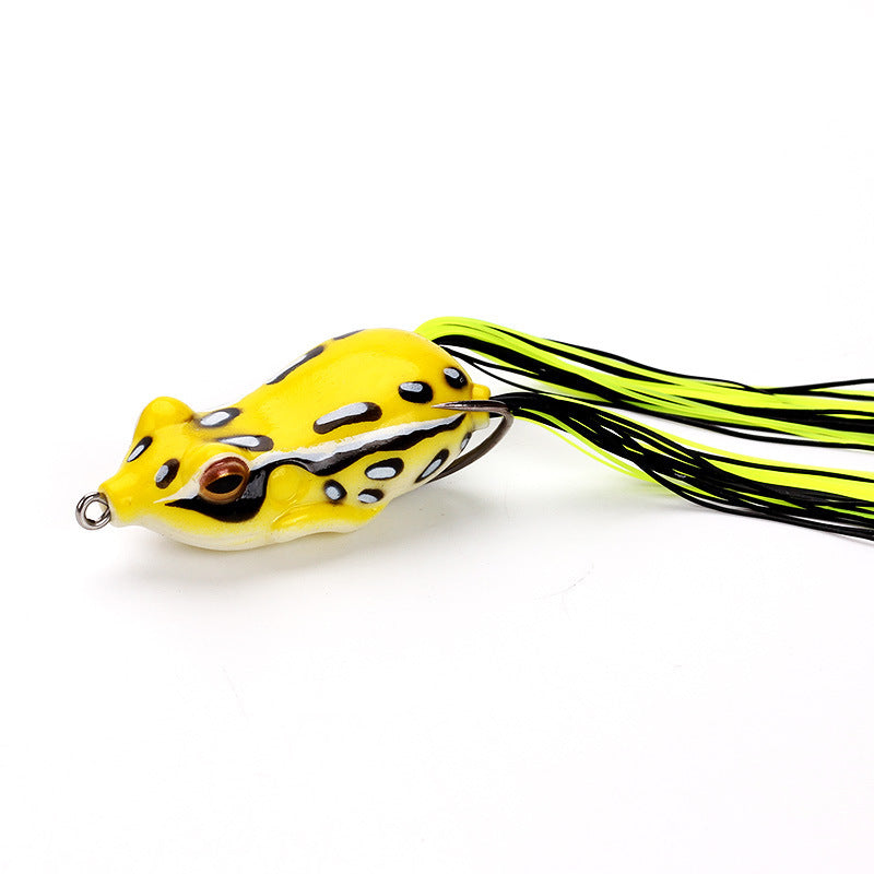 Équipement de pêche nouveau leurre grenouille poisson noir tuer Simulation appât appât de pêche grande grenouille