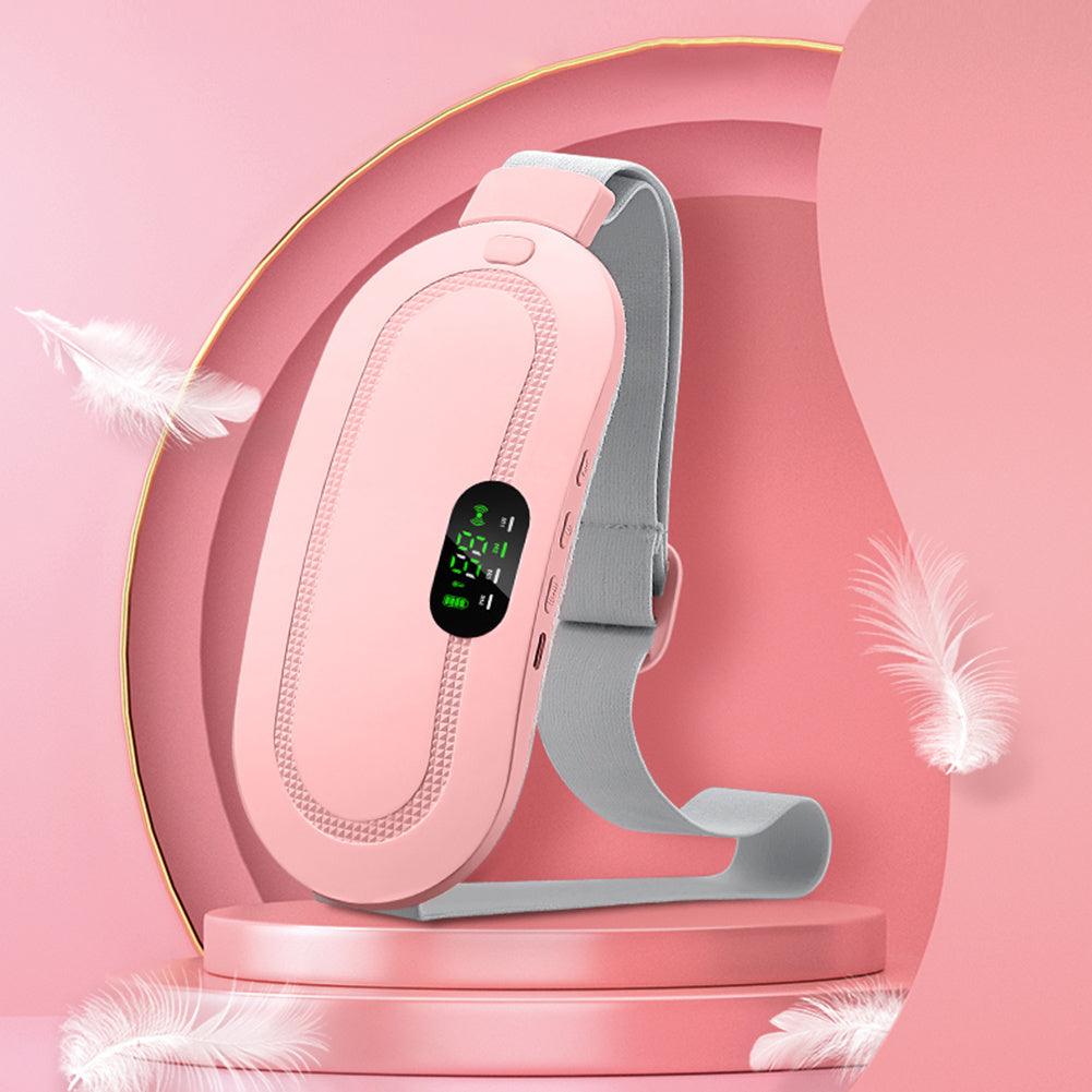 Almohadilla calefactora Menstrual, cinturón cálido inteligente para aliviar el dolor de cintura, calambres, masajeador Abdominal vibratorio, dispositivo eléctrico para cinturón de cintura