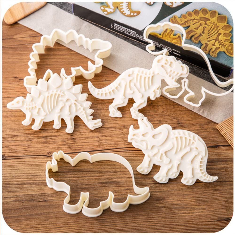 Moule à biscuits dinosaure, gaufrage artisanal du sucre, moule de cuisson de desserts 3D, outil de décoration de Fondant