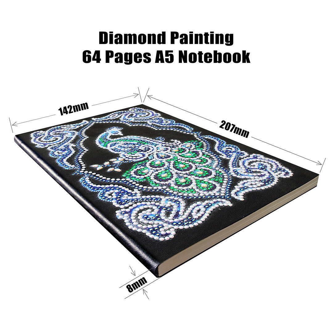Peacock Beauty Journal Note Book  Diamond Painting