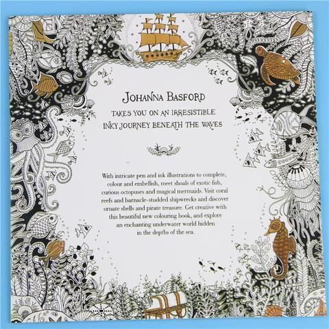 Libro para colorear de bricolaje del océano perdido