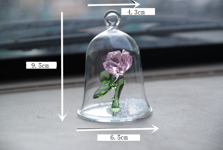 Rosace de couverture en verre cristal