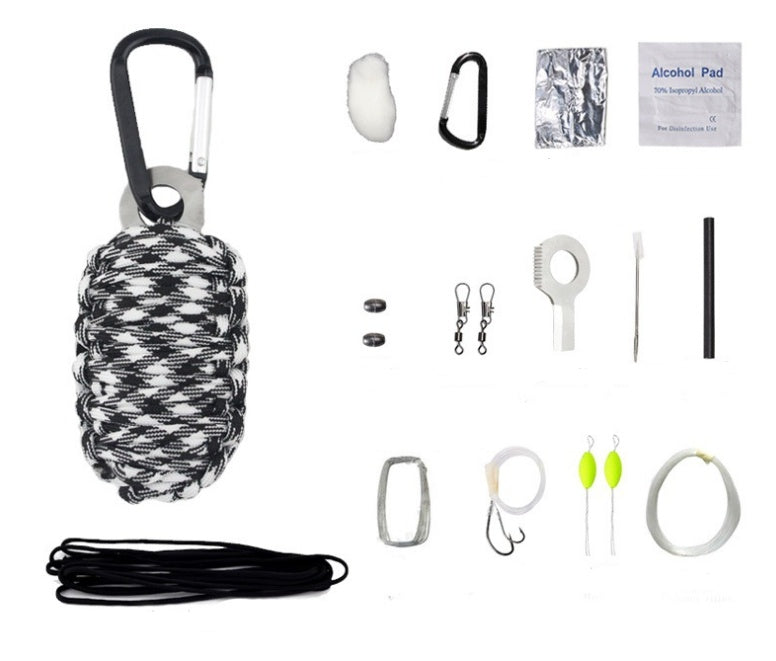 EDC.1991 Kit de survie en plein air Kit de pêche