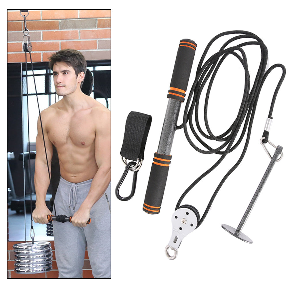 Entraîneur de musculation des bras, Biceps, Triceps, corde de traction, rouleau de poignet, avant-bras, entraînement à domicile, pince à main, entraînement de force