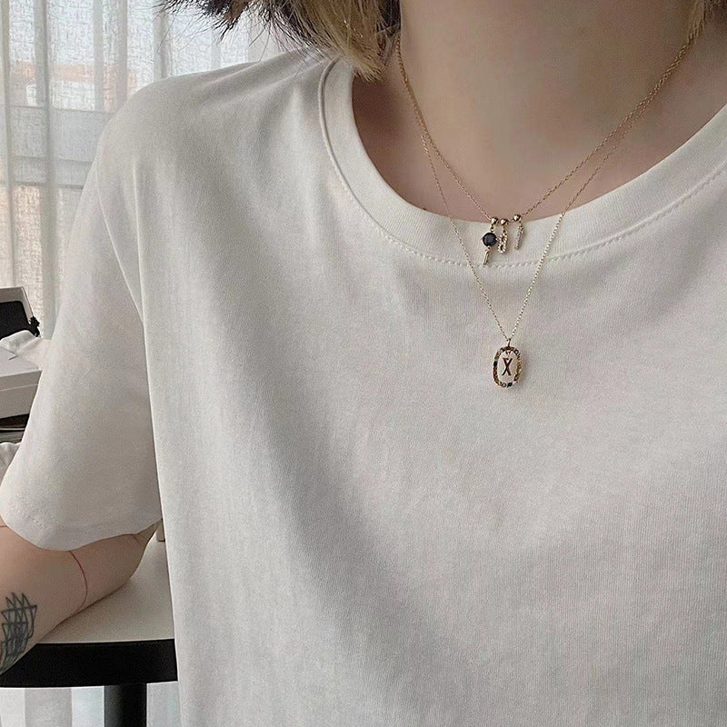 Niche tout-match double chaîne de clavicule