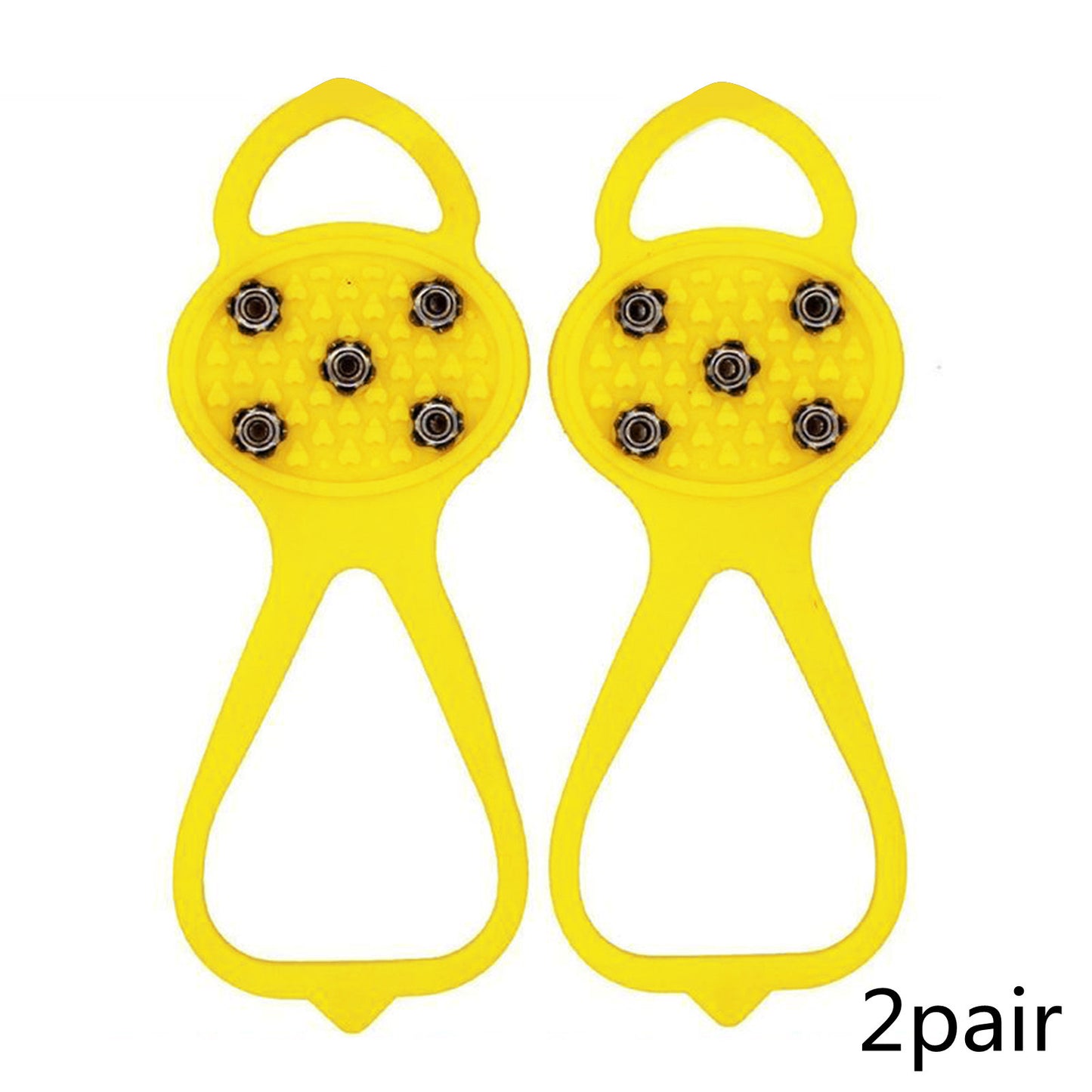 Pince à glace unisexe à 5 dents pour hommes, pour chaussures, Crampons, Crampons pour Crampons de neige, couvertures antidérapantes d'escalade et de randonnée