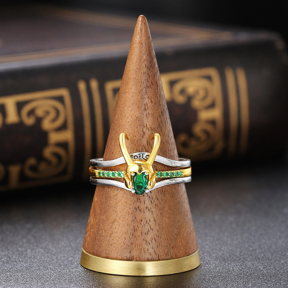 Bague créative trois-en-un Europe et Amérique