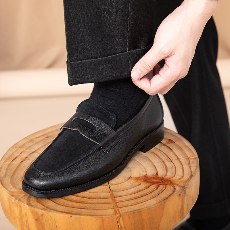 Chaussures décontractées à petit bout carré