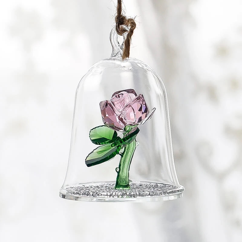 Rosace de couverture en verre cristal