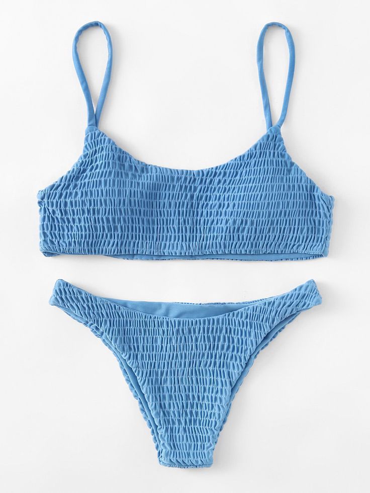 Maillot de bain sexy bikini triangle plissé