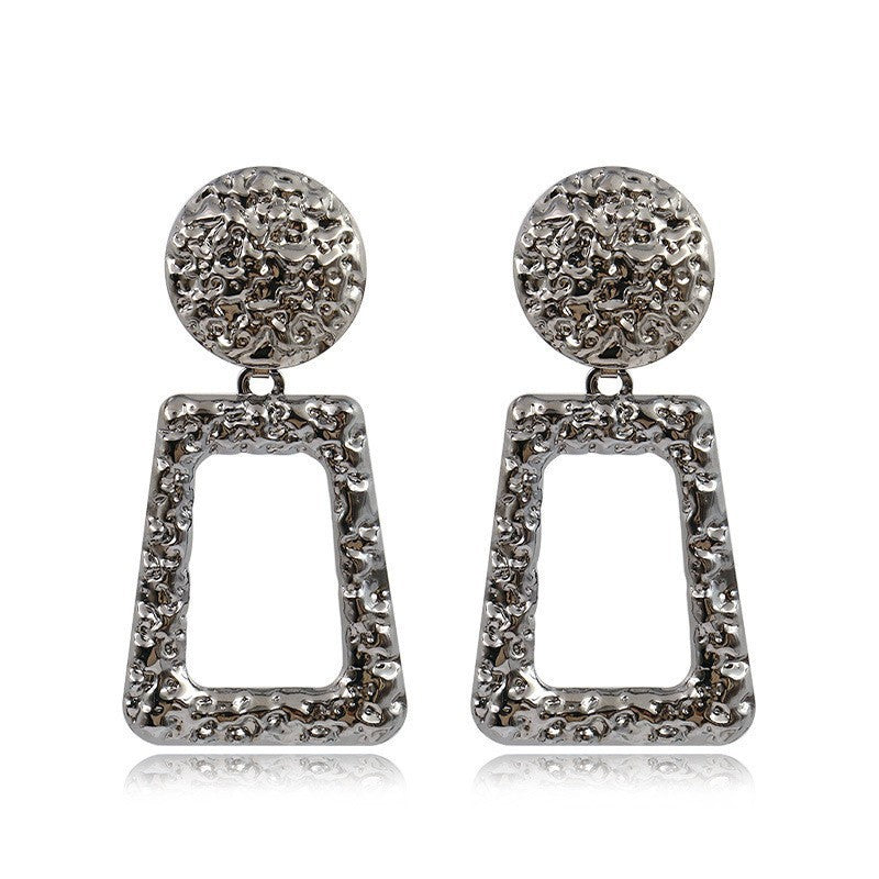 Boucles d'oreilles géométriques à la mode pour femmes