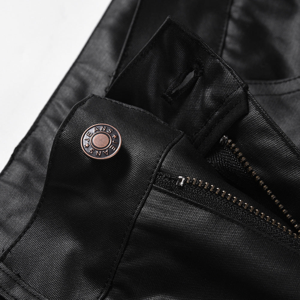 Men's Design Pleated Casual Loose-fitting Wide-leg Trousers