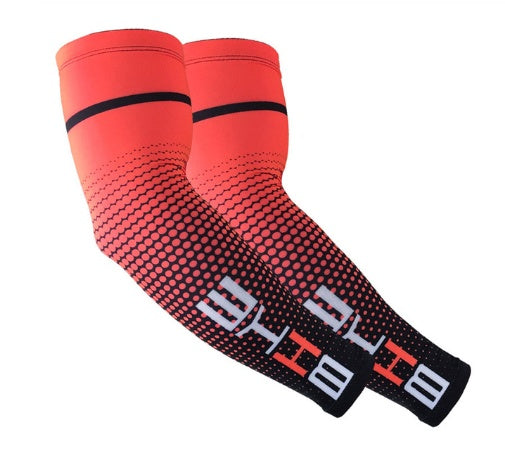 Protectores de brazo de baloncesto para ciclismo al aire libre, transpirables, para hombres y mujeres