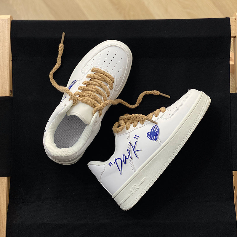 Zapato Escotado Pequeño Blanco Hombre