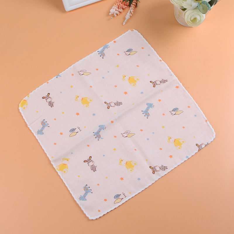 Serviette à salive en gaze pour bébé
