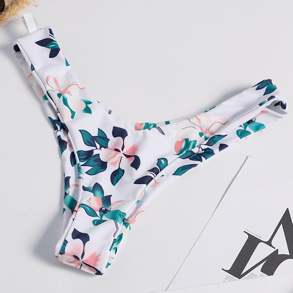 Traje de baño sexy sin tirantes y espalda descubierta para mujer