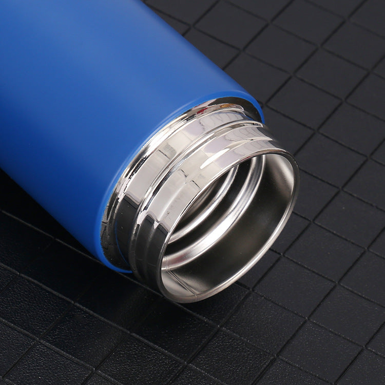 Botella de agua inteligente de 500ML, frascos de vacío de acero inoxidable, pantalla inteligente de temperatura, tazón taza de café