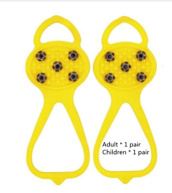 Pince à glace unisexe à 5 dents pour hommes, pour chaussures, Crampons, Crampons pour Crampons de neige, couvertures antidérapantes d'escalade et de randonnée