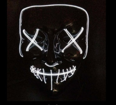 Máscara luminosa Line Up Festive Led Glitter Grimace