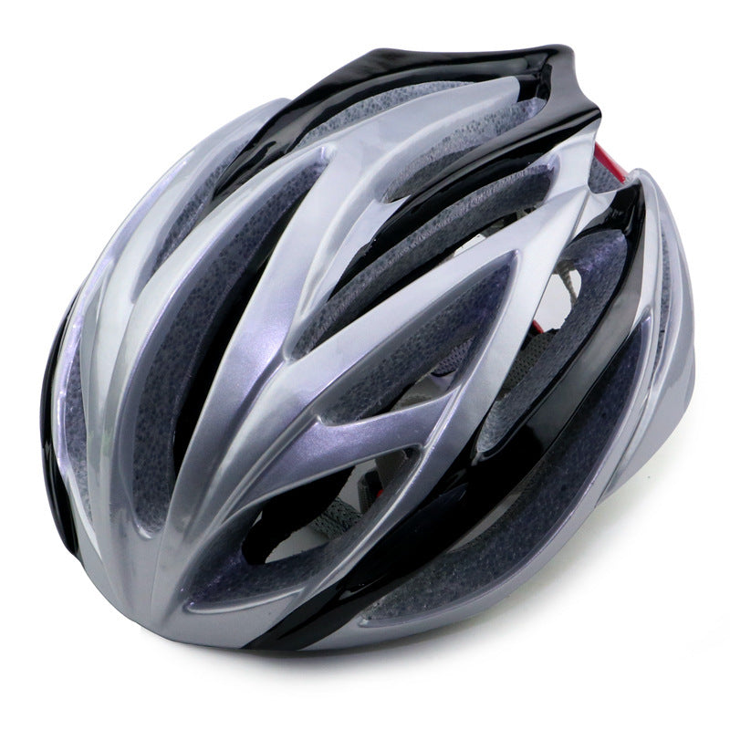 casco integrado para bicicleta