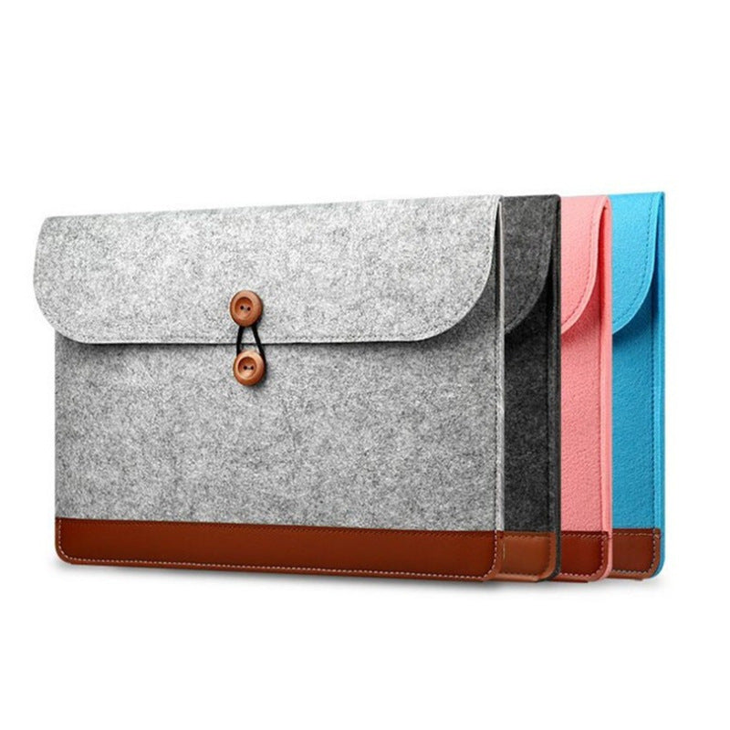 Funda protectora plana de fieltro