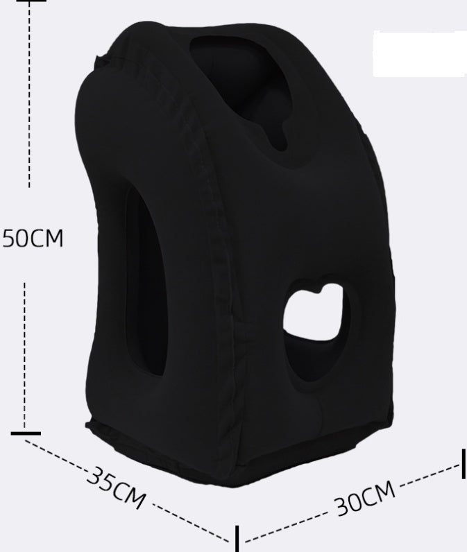 Cojín inflable, almohada de viaje, la almohada más diversa e innovadora para viajar, 2017, almohadas de avión, soporte para la cabeza y el cuello