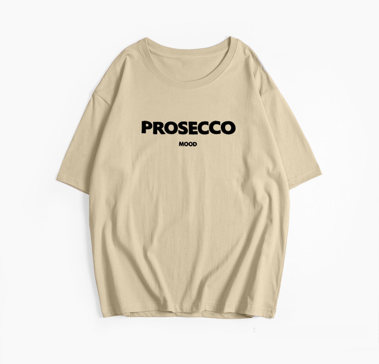 American Letter Printed T-shirt Cotton Round Neck Loose