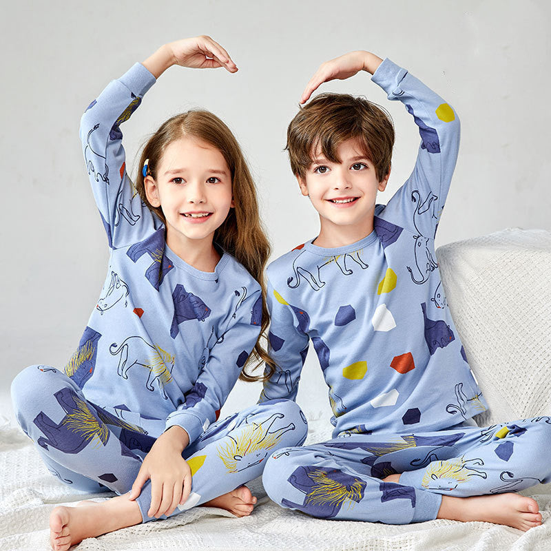 Ensemble de sous-vêtements pour enfants, ensemble de sous-vêtements en coton pour garçons et filles, pyjama