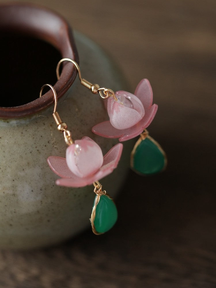 Boucles d'oreilles féeriques de style chinois ancien