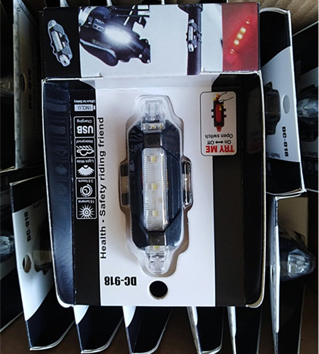 Luces traseras LED de advertencia para bicicleta de montaña, faros, binoculares, equipo para montar