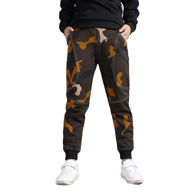 Pantalons de sport décontractés en pur coton pour enfants, nouvelle collection printemps et automne