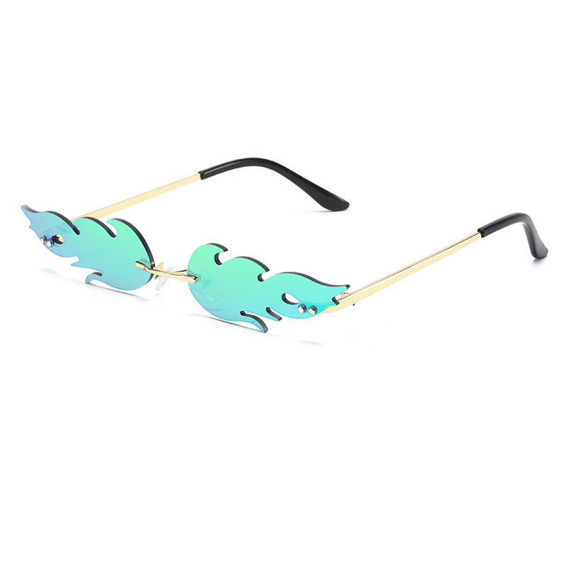 Gafas de sol metalizadas llamas