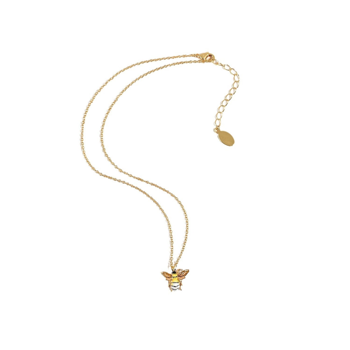 Collier de petites abeilles à fleurs mignonnes
