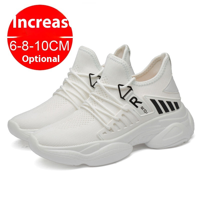 Chaussures de sport décontractées à talon de mode pour hommes d'ascenseur