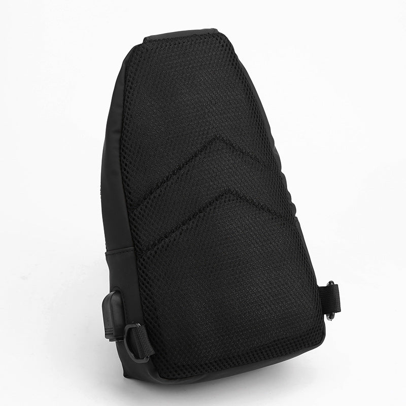 Sac de poitrine multi-compartiments imperméable à l'eau de sport à bandoulière