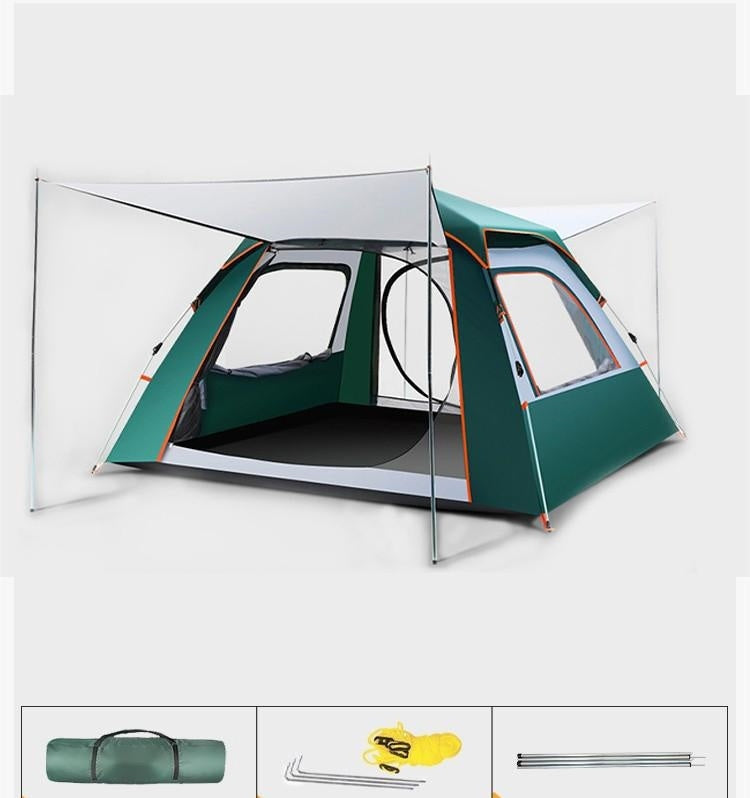 Tente de Camping pliable et épaississante automatique, protection solaire, pique-nique sauvage, maison, ensemble complet