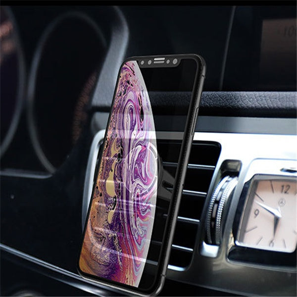 Support spécial de voiture, boucle de téléphone portable, boucle de doigt, personnalité créative, boucle multifonction, sortie d'air, porte-cartes, coque en métal